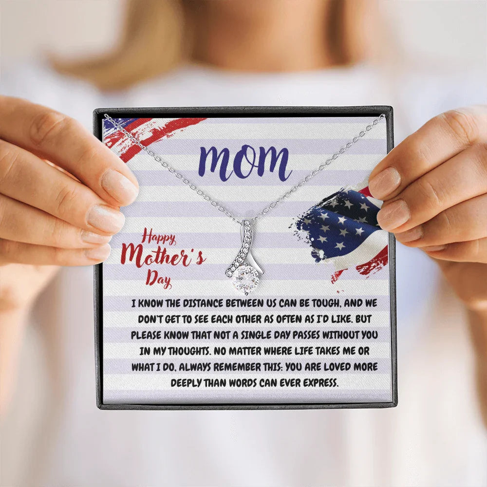 Mom - Alluring Beauty Necklace - Gift Set - SLDDL0107 - Sunshine Letters Co