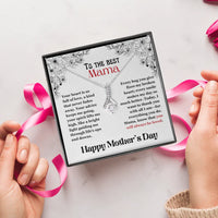 To The Best Mama - Alluring Beauty Necklace - Gift Set - SLPMAE0003 - Sunshine Letters Co