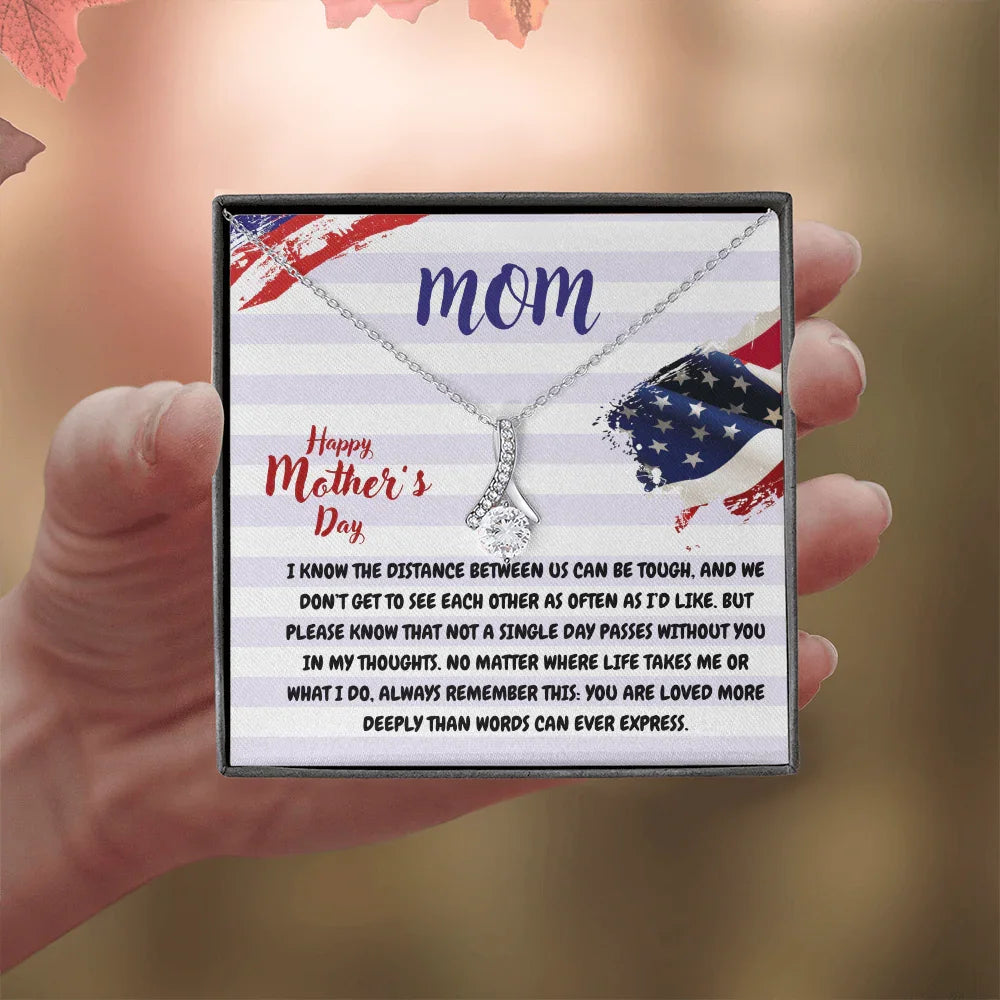 Mom - Alluring Beauty Necklace - Gift Set - SLDDL0107 - Sunshine Letters Co