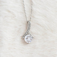 To My Daughter - Alluring Beauty Necklace Gift Set - SLDDL0095 - Sunshine Letters Co