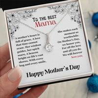 To The Best Mama - Alluring Beauty Necklace - Gift Set - SLPMAE0002 - Sunshine Letters Co
