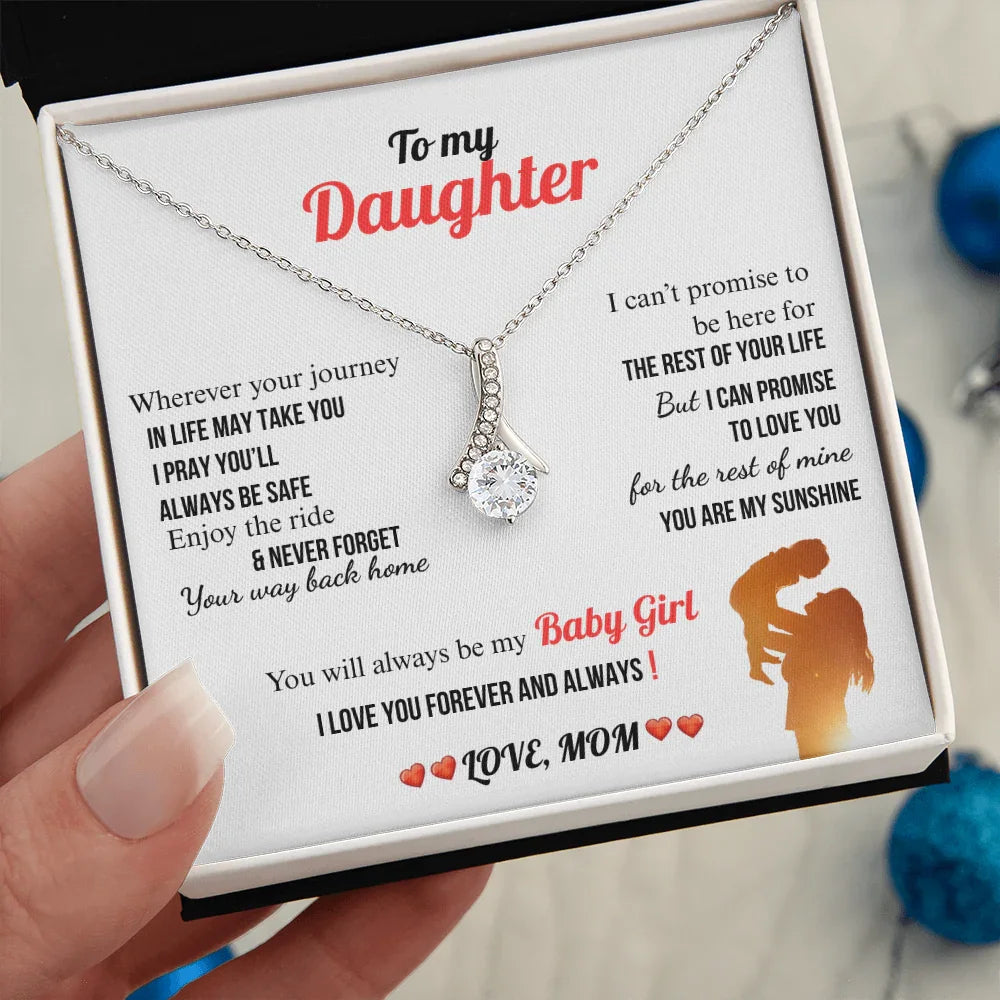 A Letter To My Daughter - Alluring Beauty Necklace - Gift Set - SLDDL0135