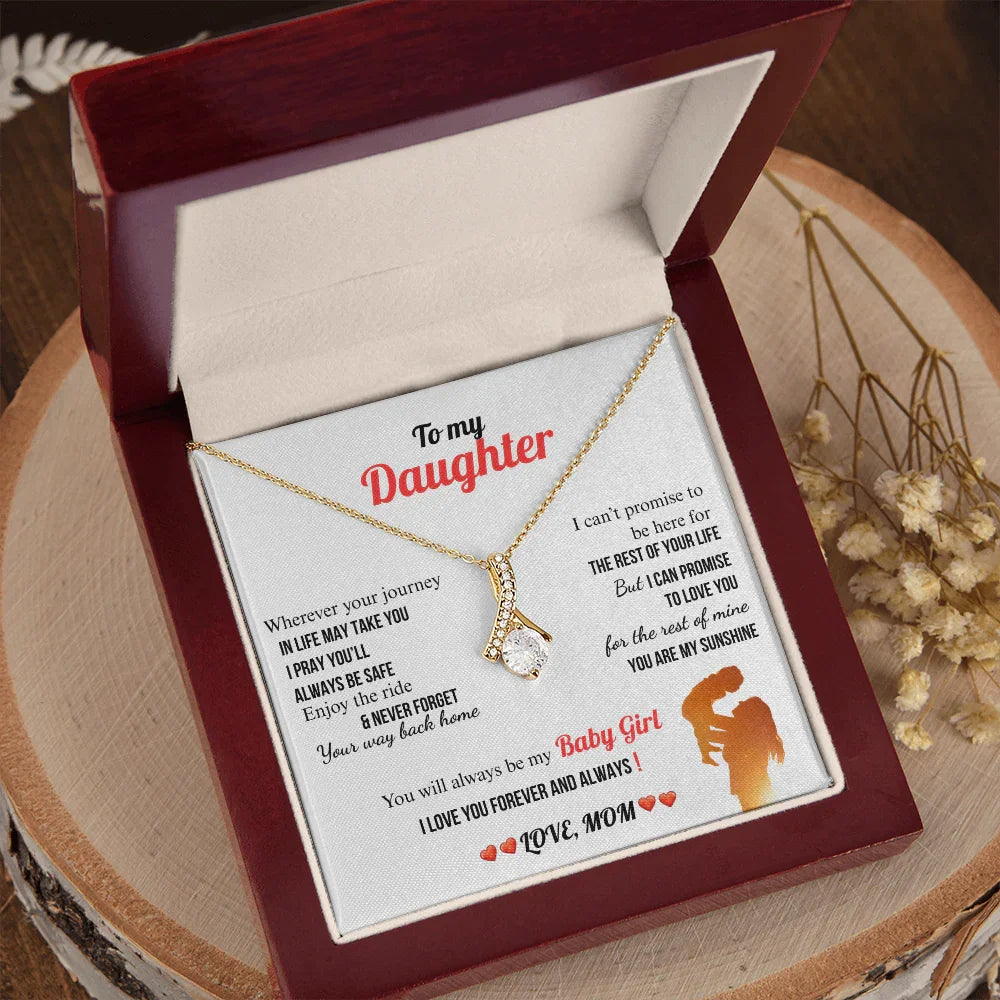 A Letter To My Daughter - Alluring Beauty Necklace - Gift Set - SLDDL0136