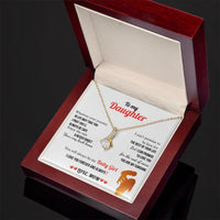 A Letter To My Daughter - Alluring Beauty Necklace - Gift Set - SLDDL0136