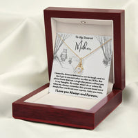 To My Dearest Mother - Alluring Beauty Necklace - Gift Set - SLDDL0109 - Sunshine Letters Co