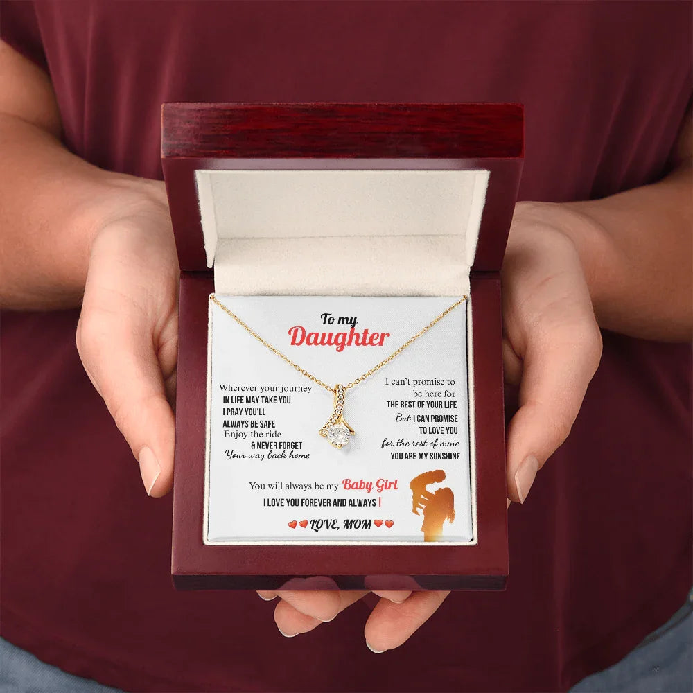 A Letter To My Daughter - Alluring Beauty Necklace - Gift Set - SLDDL0136