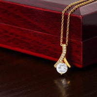 To My Dear Wife - Alluring Beauty Necklace Gift Set - SLDDL0030 - Sunshine Letters Co