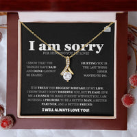 I am sorry - Alluring Beauty Necklace - Apology Gift Set - SLDDL0125 - Sunshine Letters Co