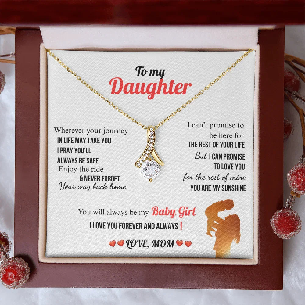 A Letter To My Daughter - Alluring Beauty Necklace - Gift Set - SLDDL0136