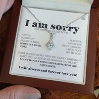 I am sorry - Apology Alluring Beauty Necklace - Gift Set - SLDDL0105 - Sunshine Letters Co
