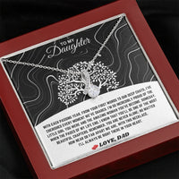To My Daughter - Alluring Beauty Necklace Gift Set - SLDDL0095 - Sunshine Letters Co