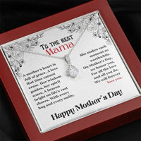 To The Best Mama - Alluring Beauty Necklace - Gift Set - SLPMAE0002 - Sunshine Letters Co