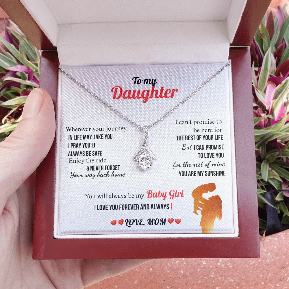 A Letter To My Daughter - Alluring Beauty Necklace - Gift Set - SLDDL0135
