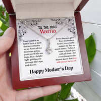 To The Best Mama - Alluring Beauty Necklace - Gift Set - SLPMAE0003 - Sunshine Letters Co