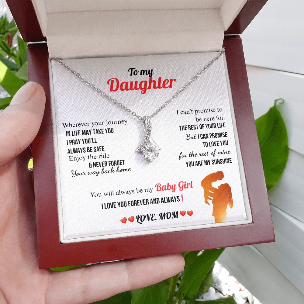 A Letter To My Daughter - Alluring Beauty Necklace - Gift Set - SLDDL0135