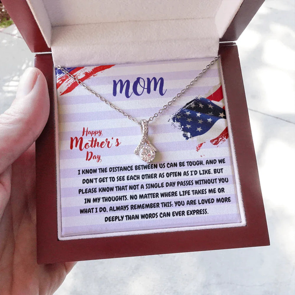 Mom - Alluring Beauty Necklace - Gift Set - SLDDL0107 - Sunshine Letters Co