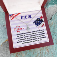 Mom - Alluring Beauty Necklace - Gift Set - SLDDL0107 - Sunshine Letters Co