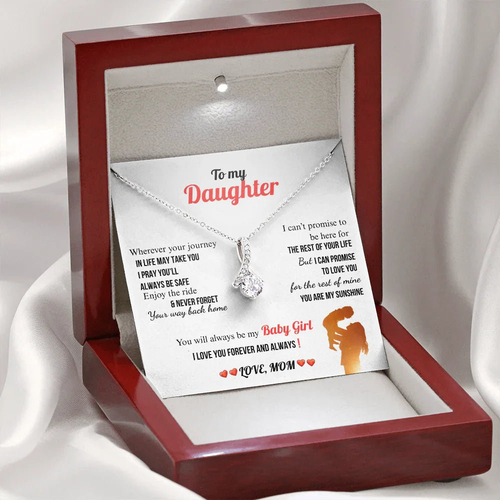 A Letter To My Daughter - Alluring Beauty Necklace - Gift Set - SLDDL0135