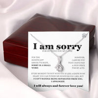 I am sorry - Apology Alluring Beauty Necklace - Gift Set - SLDDL0105 - Sunshine Letters Co