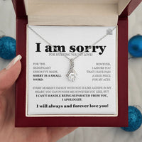 I am sorry - Apology Alluring Beauty Necklace - Gift Set - SLDDL0105 - Sunshine Letters Co