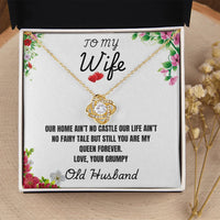 To My Wife - Love Knot Necklace - Gift Set - SLDDL0097 - Sunshine Letters Co