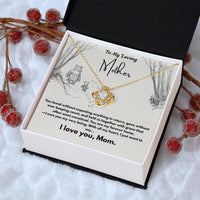 A Letter To My Loving Mother - Love Knot Necklace - Gift Set - SLDDL0140