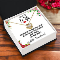 To My Wife - Love Knot Necklace - Gift Set - SLDDL0097 - Sunshine Letters Co