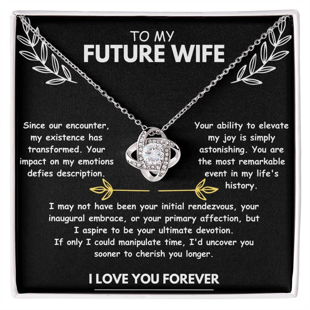 To My Future Wife - Love Knot - Gift Set - SLDDL0003 - Sunshine Letters Co