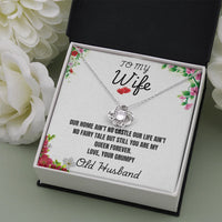 To My Wife - Love Knot Necklace - Gift Set - SLDDL0081 - Sunshine Letters Co