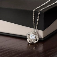 To My Super Wife - Love Knot Necklace - Gift Set - SLPMAE0004 - Sunshine Letters Co