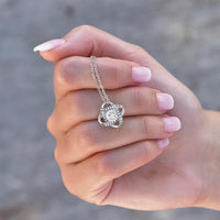 To My Beautiful Granddaughter - Love Knot Necklace Gift Set - SLDDL0012 - Sunshine Letters Co