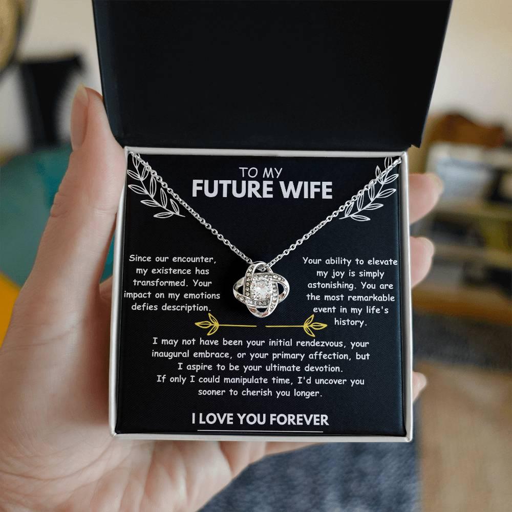To My Future Wife - Love Knot - Gift Set - SLDDL0003 - Sunshine Letters Co