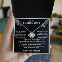 To My Future Wife - Love Knot - Gift Set - SLDDL0003 - Sunshine Letters Co