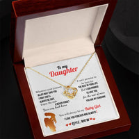 A Letter To My Daughter - Love Knot Necklace - Gift Set - SLDDL0132