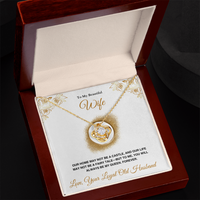 A Letter To My Wife - Love Knot Necklace - Gift Set - SLDDL0141