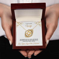 A Letter To My Wife - Love Knot Necklace - Gift Set - SLDDL0141