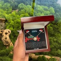 To My SWEET Daughter - Love Knot Necklace Gift Set - SLDDL0051 - Sunshine Letters Co