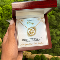 A Letter To My Wife - Love Knot Necklace - Gift Set - SLDDL0141