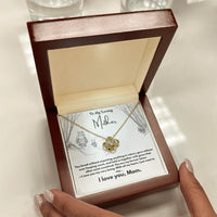 A Letter To My Loving Mother - Love Knot Necklace - Gift Set - SLDDL0140