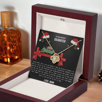 To My SWEET Daughter - Love Knot Necklace Gift Set - SLDDL0051 - Sunshine Letters Co