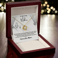 A Letter To My Loving Mother - Love Knot Necklace - Gift Set - SLDDL0140