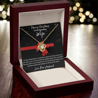 To My Beautiful Wife - Love Knot Necklace - Gift Set - SLDDL0050 - Sunshine Letters Co