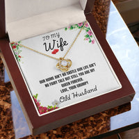 To My Wife - Love Knot Necklace - Gift Set - SLDDL0097 - Sunshine Letters Co