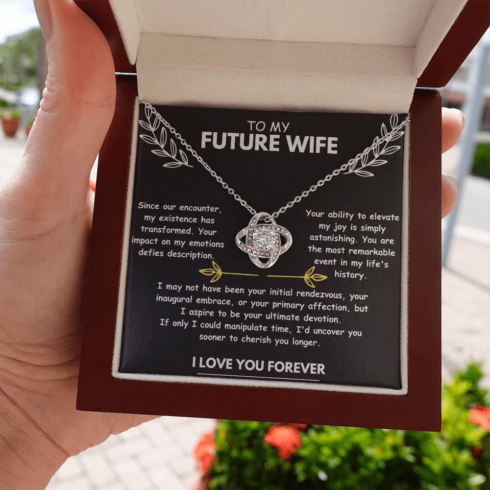 To My Future Wife - Love Knot - Gift Set - SLDDL0003 - Sunshine Letters Co