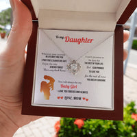 A Letter To My Daughter - Love Knot Necklace - Gift Set - SLDDL0131