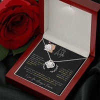 To My Wife - Love Knot Necklace - Gift Set - SLDDL0058 - Sunshine Letters Co