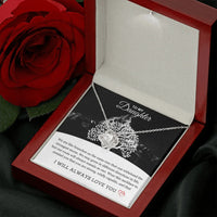 To My Daughter - Love Knot Necklace - Gift Set - SLDDL0093 - Sunshine Letters Co