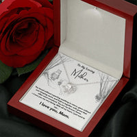 A Letter To My Loving Mother - Love Knot Necklace - Gift Set - SLDDL0139
