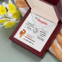 A Letter To My Daughter - Love Knot Necklace - Gift Set - SLDDL0131