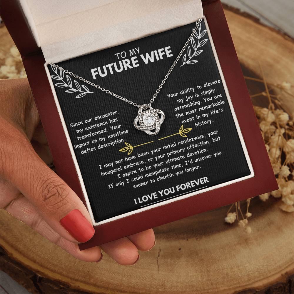 To My Future Wife - Love Knot - Gift Set - SLDDL0003 - Sunshine Letters Co
